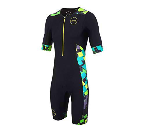 ZONE3 Activate Plus para Hombre Trisuit de Manga Corta