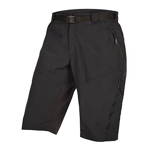 ENDURA Hummvee Short con Culote Interior para Hombre, Negro, L