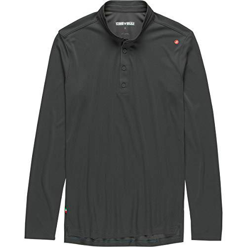 castelli Tech Henley Camiseta, Hombre, Tempest Gray, S