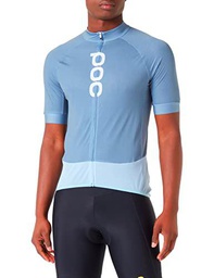 POC M's Essential Road Logo Jersey T-Shirt, Calcite Mineral Blue, L Men's