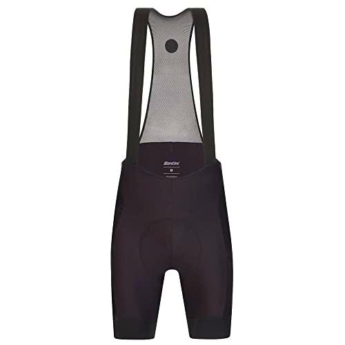 Santini Gravel-Bib Shorts Culotte, Hombre, NE (Negro), m