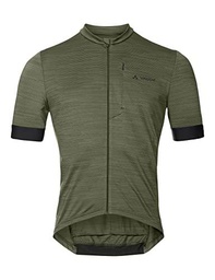 VAUDE Men's Kuro FZ Tricot Camiseta, Caqui, Medium para Hombre