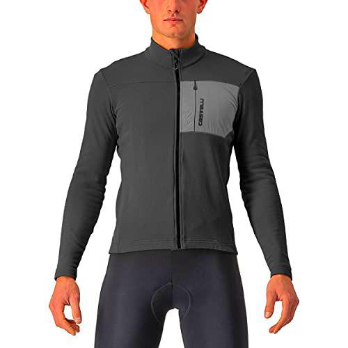 CASTELLI 4522505-030 UNLTD Trail Jersey Sweatshirt Hombre Dark Gray/Dark Gray Tamaño M