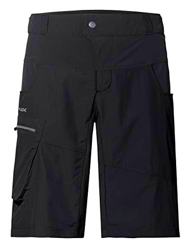 VAUDE Pantalones Cortos Qimsa para Hombre, Negro Uni, Large