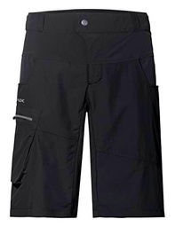 VAUDE Pantalones Cortos Qimsa para Hombre, Negro Uni, Small