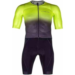 NALINI 03000801100C000.10 BASERGO SUIT Men's Body BLACK/EVOLUTION GREEN XL