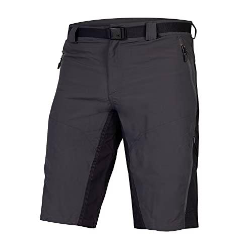 ENDURA Hummvee Short con Culote Interior para Hombre, Gris, M