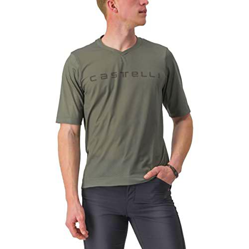 CASTELLI Trail Tech tee 2 T-Shirt, Negro, XS Men's