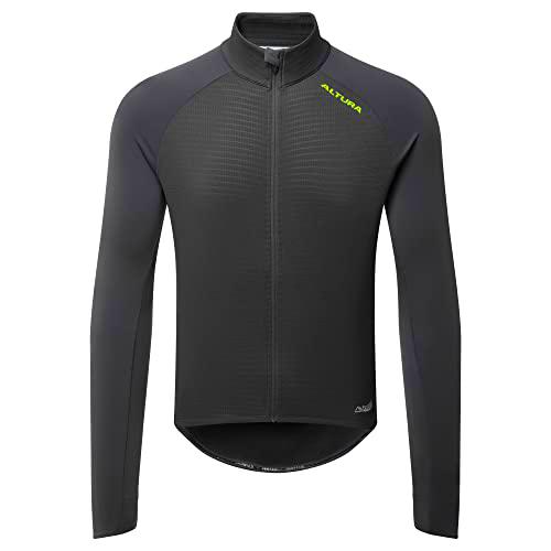 Altura Mens Icon manga larga resistente al viento reflectante térmica ciclismo Jersey