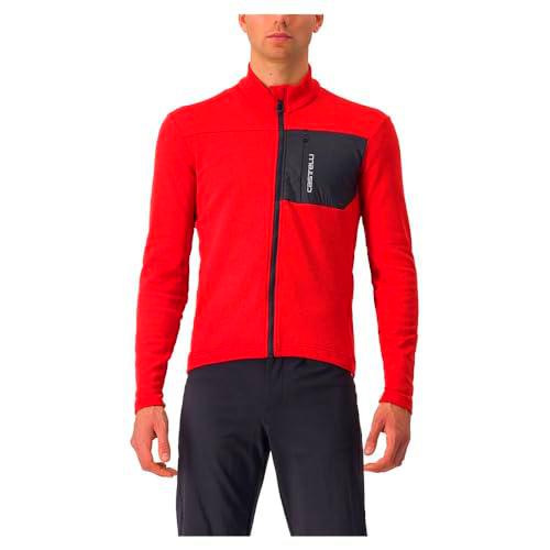 CASTELLI 4522505-642 UNLTD Trail Jersey Sweatshirt Hombre Pompeian Red/Dark Gray Tamaño XL