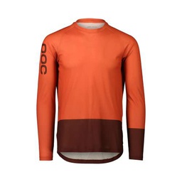 Poc MTB Pure LS Jersey, Unisex Adulto, XL, Himalayan Salt/Axinite Brown