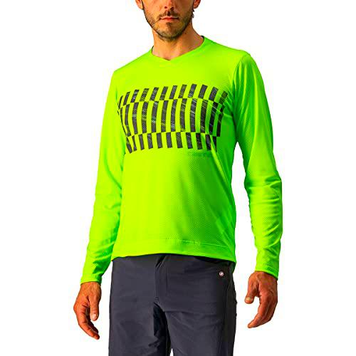 CASTELLI tee Trail Tech Longsleeve Camiseta, Hombre