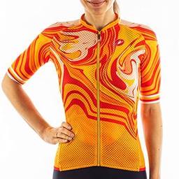 CASTELLI Escalador 2.0 W Jer. Camiseta, Mujer, Azafrán, XL