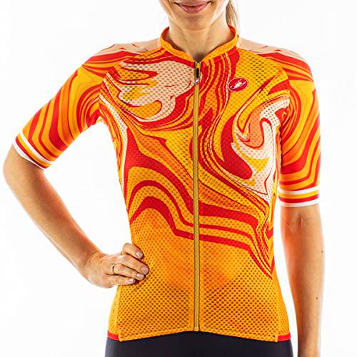 CASTELLI Escalador 2.0 W Jer. Camiseta, Mujer, Azafrán, XL