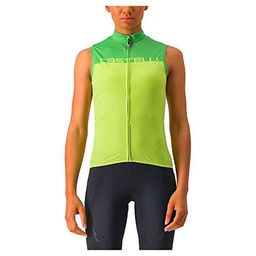 CASTELLI VELOCISSIMA Sleeveless T-Shirt, Bright Lime/Absinthe, M Women's