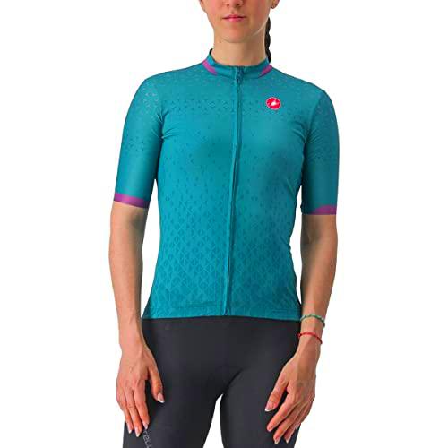 CASTELLI PEZZI Jersey T-Shirt, Quetzal Green, L Women's