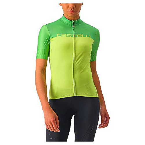 CASTELLI VELOCISSIMA Jersey T-Shirt, Bright Lime/Absinthe, S Women's