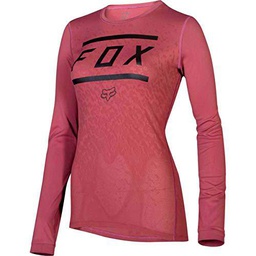 Fox Maillot de ciclismo para mujer, manga larga, Ripley Dusty Rose, talla S