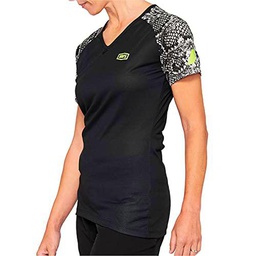 100% MTB WEAR AIRMATIC Women's Jersey Black Python Maillot