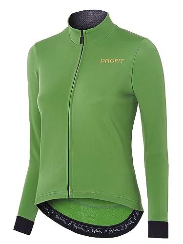 Maillot M/L Profit Cold&amp;Rain W Mujer Verde T. XS