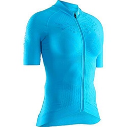 X-Bionic Maillot M/C Effektor G2 Bike Zip Mujer, Verde