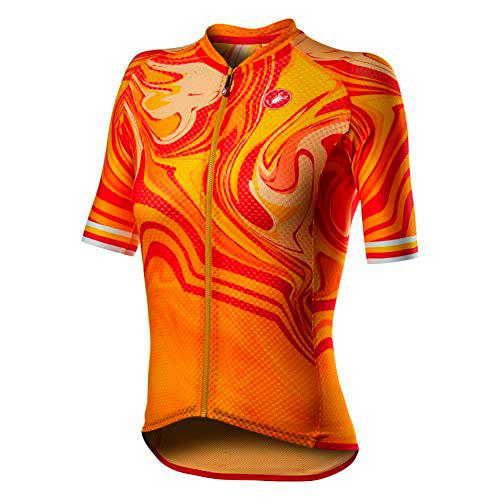 CASTELLI Climber's 2.0 W Jer. Camiseta Larga, Mujer, Saffron, S