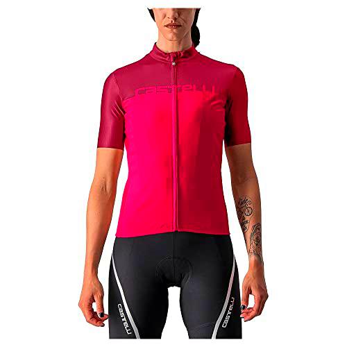 CASTELLI VELOCISSIMA Jersey T-Shirt, Persian Red/Bordeaux, S Women's