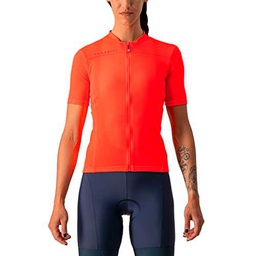 CASTELLI Anima 3 Jersey Sweatshirt, Brilliant Pink/Dark Steel Blue, S Women's