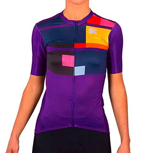 Sportful Idea W Jersey T-Shirt, Violet, S para Mujer