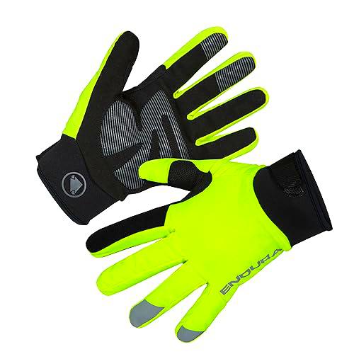 ENDURA Strike Ciclismo Guante para Hombre, Hi-Viz Yellow, XL