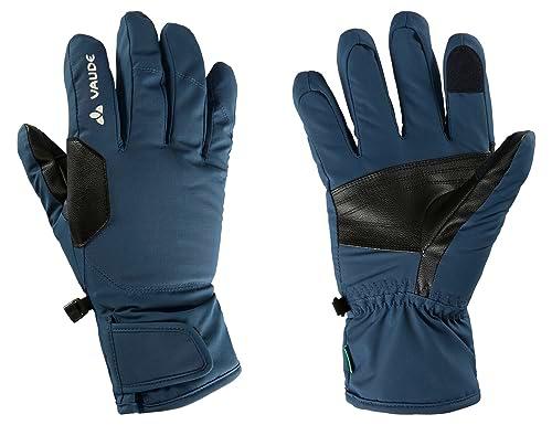 VAUDE Roga Gloves III Guantes, Dark Sea, 9 Unisex-Adult