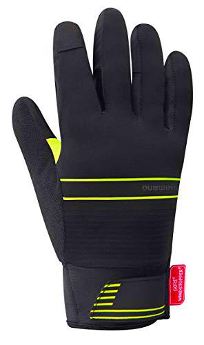 SHIMANO Guantes SH Windstopper Insul Ama T-XL, Unisex Adulto, Amarillo