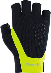 Roeckl Icon Guantes de Ciclismo Negro/Amarillo Fluo XXS