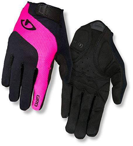 GIRO WM Tessa Lf Blk/Pnk W M Guantes, Mujer, Negro/Rosa