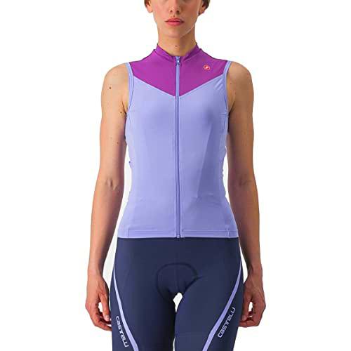 CASTELLI Solaris Sleeveless Jersey T-Shirt, Violet Mist/Amethyst, M Women's