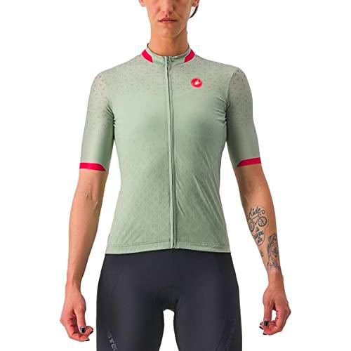 CASTELLI PEZZI Jersey T-Shirt, Defender Green, M Women's