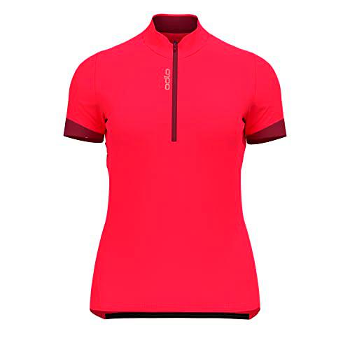 Odlo Camiseta de Ciclismo de Medio Cierre Essential T-Shirt 1/2 Zip