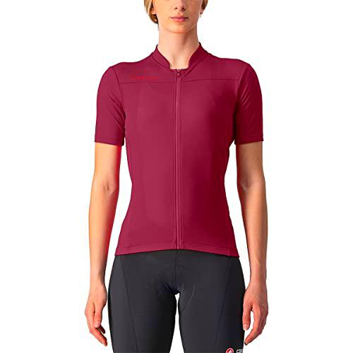 CASTELLI Anima 3 Jersey Sudadera, Granate y Rojo, S para Mujer