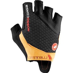 CASTELLI Rosso Corsa Pro V Glove, Men's, Black/Tan, M