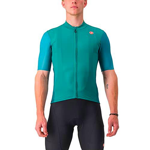 CASTELLI Endurance Elite Jersey T-Shirt, Quetzal Green, L Men's