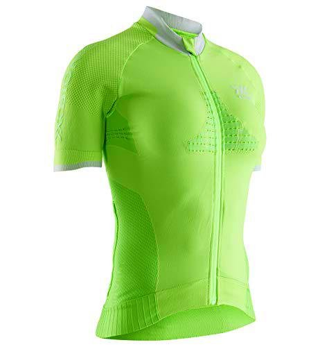 X-Bionic Maillot M/C Regulator Bike Race Zip Mujer Shirt, Verde, XL