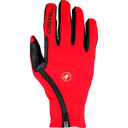 CASTELLI 4520533-023 MORTIROLO Guante Guantes de Ciclismo Hombre Rojo Talla XXL