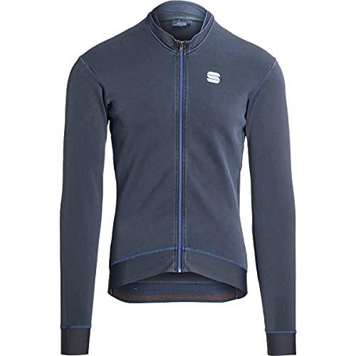 SPORTFUL Monocrom Thermal Jersey Camiseta Larga, Antracita, S Hombres