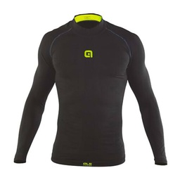 Alé S1 Carbon Camiseta Térmica, Hombre, Negro, S/M