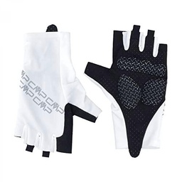 CMP - Guantes elásticos de lycra mujer, Blanco, M