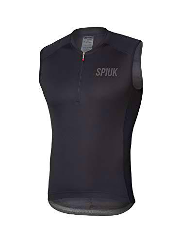 Spiuk Maillot S/M Indoor Hombre Negro T. L, Talla L