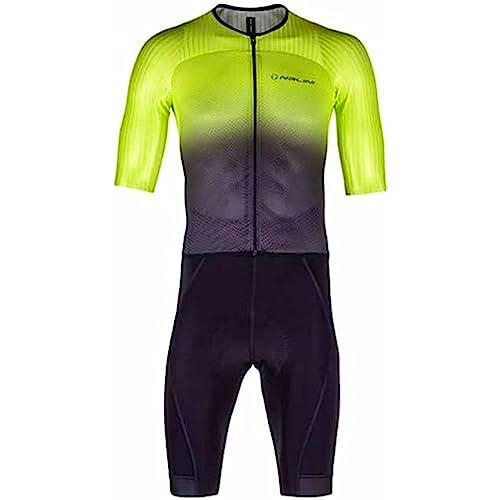 NALINI 03000801100C000.10 BASERGO SUIT Men's Body BLACK/EVOLUTION GREEN XXL