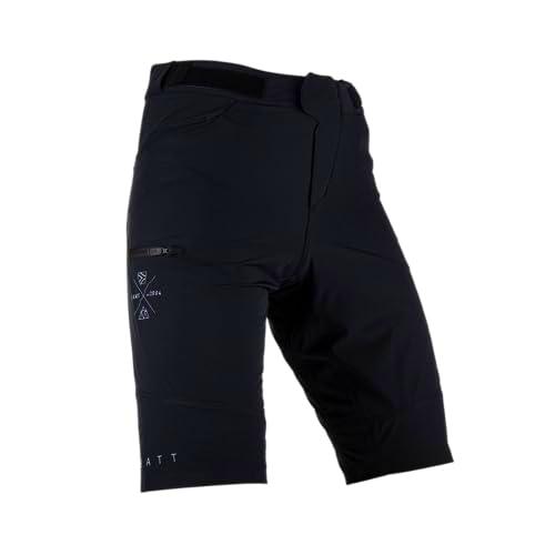 Leatt Pantalones Cortos MTB Trail 2.0, Negro, 50W para Hombre