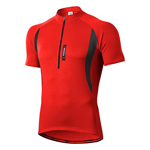 MEETWEE Maillot Ciclismo Hombre, Bicicleta De para Jersey Manga Corta Cómodo Respirable Secado Rápido