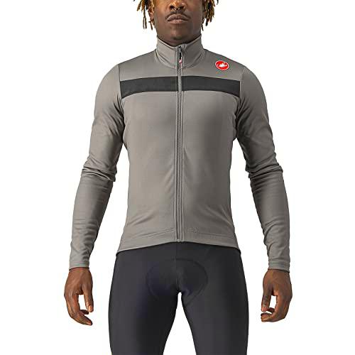 CASTELLI Pure 3 Jersey FZ Túnica de enfermería, Níquel Gris/Negro Reflex